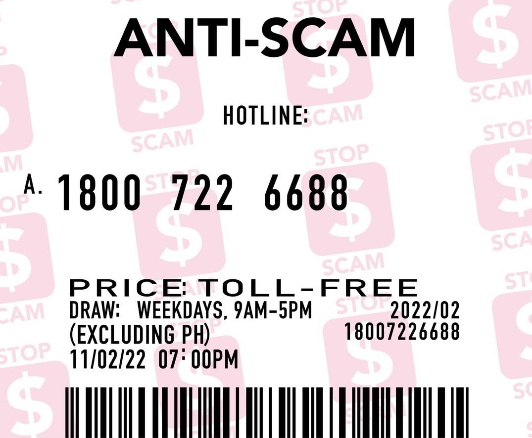 Singapore police remind public of ‘winning’ anti-scam hotline number