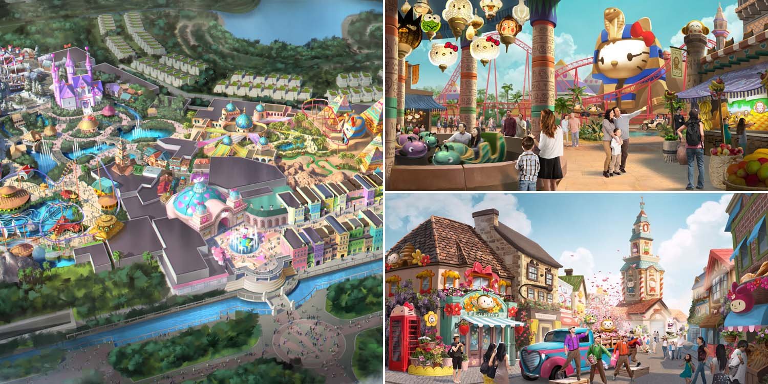 Hello kitty resort in China will have a 221-room hotel, amusement park & sphinx