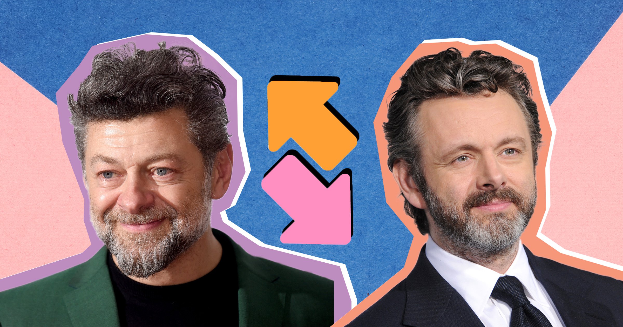 Andy Serkis looks so much like Michael Sheen that even his daughter mistook Planet of the Apes star for her dad