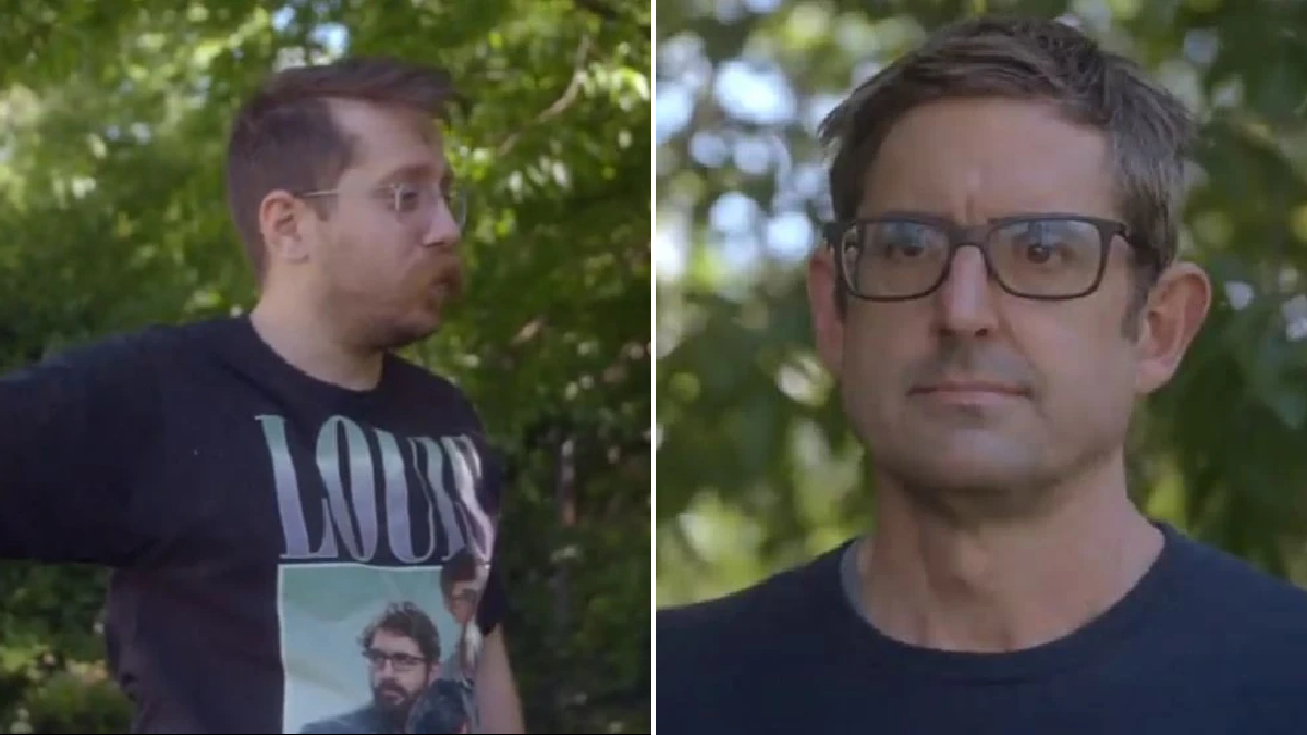 ‘It was a little bit sad in a way’: Louis Theroux reflects on moment online troll kicked him out of interview while wearing Louis Theroux T-shirt over ‘Nazi salute’