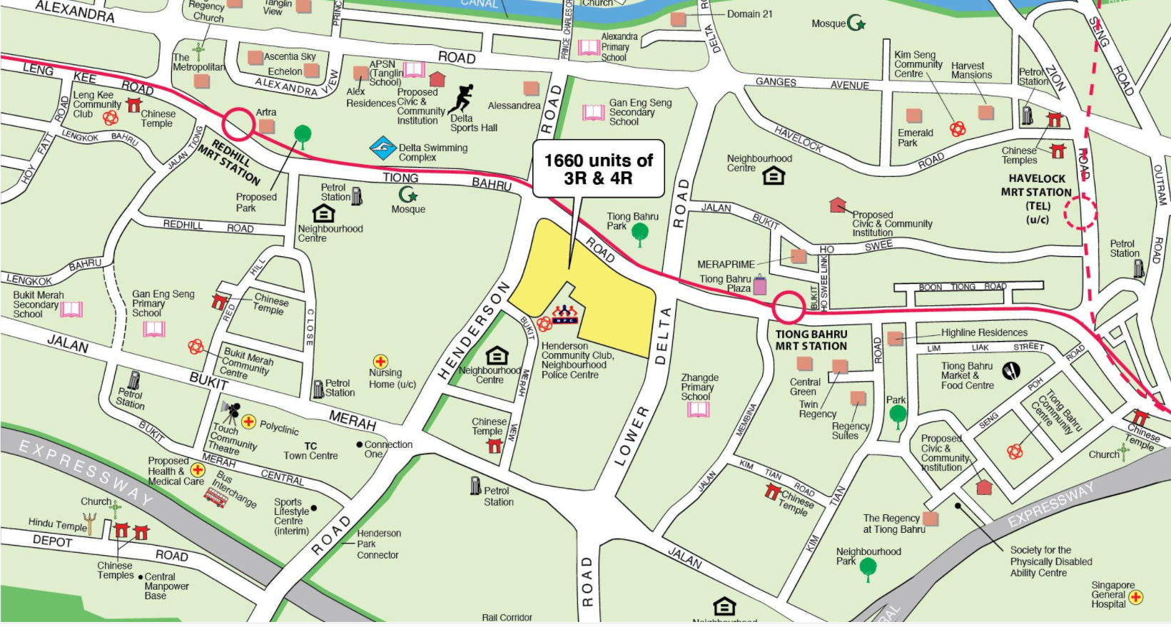 BTO flats near Redhill, Tiong Bahru MRT stations to be launched in May