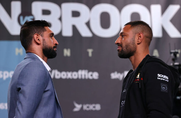 Amir Khan accuses Kell Brook of being racist with ‘poppadom chin ...