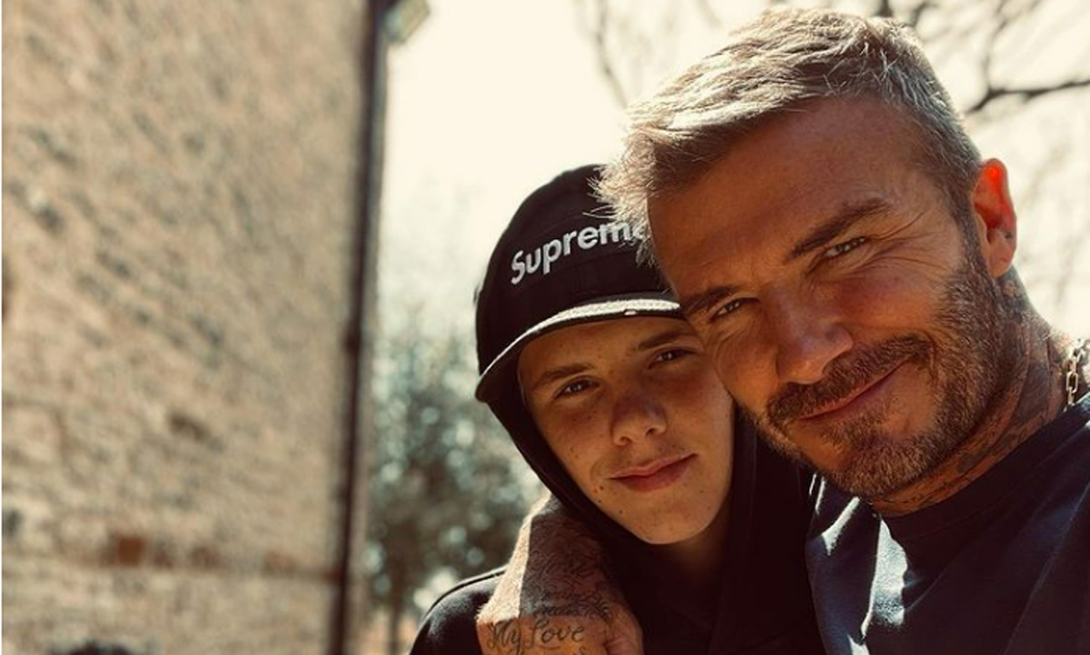 Cruz Beckham poses shirtless in bold new photo – dad David Beckham reacts
