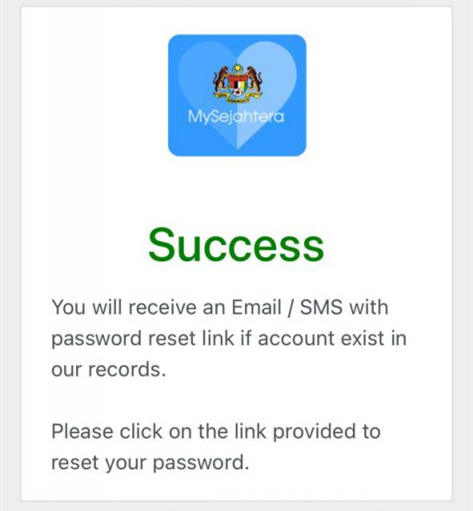 MySejahtera忘记密码？简单5个步骤⚡教你「重新设置」Password！