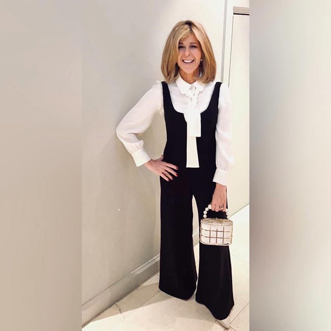 Kate Garraway looks so chic in figure-flattering jumpsuit and Zara blouse