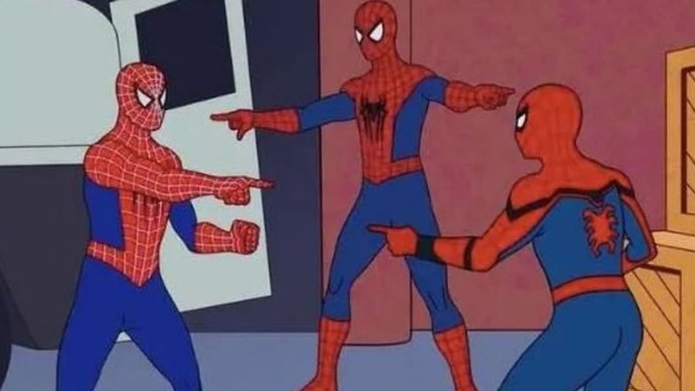 Tom Holland, Andrew Garfield, and Tobey Maguire Recreate Spider-Man Pointing Meme