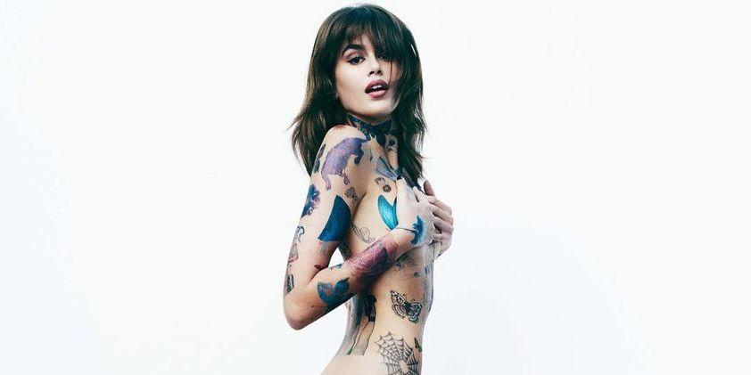 Kaia Gerber Is Naked And Covered In Tattoos For Latest Photoshoot
