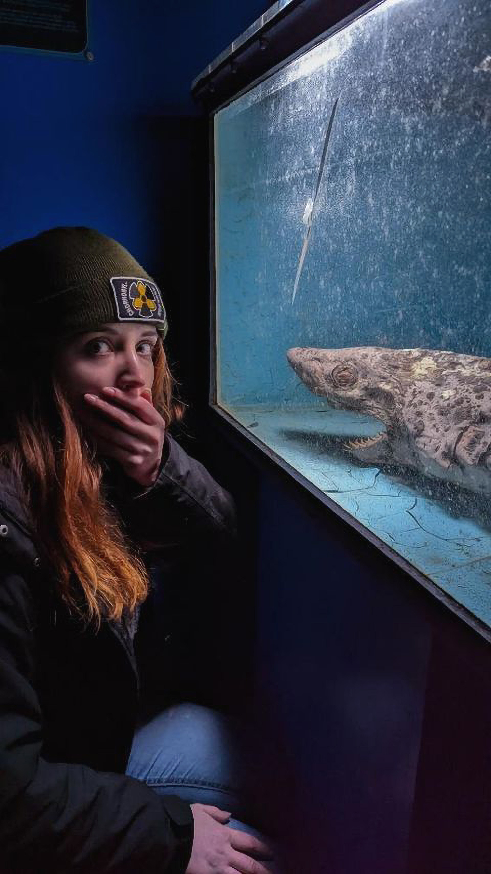 Eerie Moment Urban Explorer Finds Dead Squid And Shark In Abandoned Aquarium