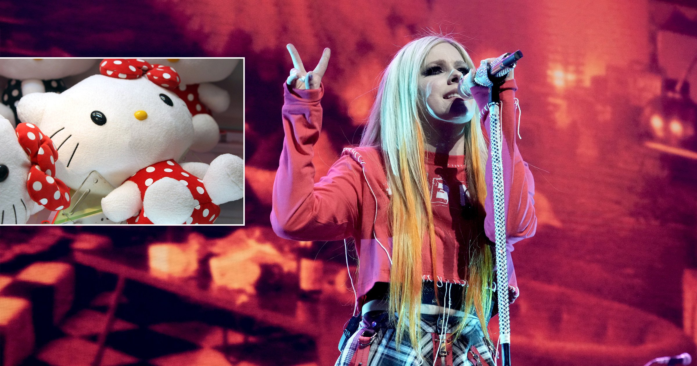 Avril Lavigne reveals she has a whole Hello Kitty room in her house and we kind of love her unusual interior design choices