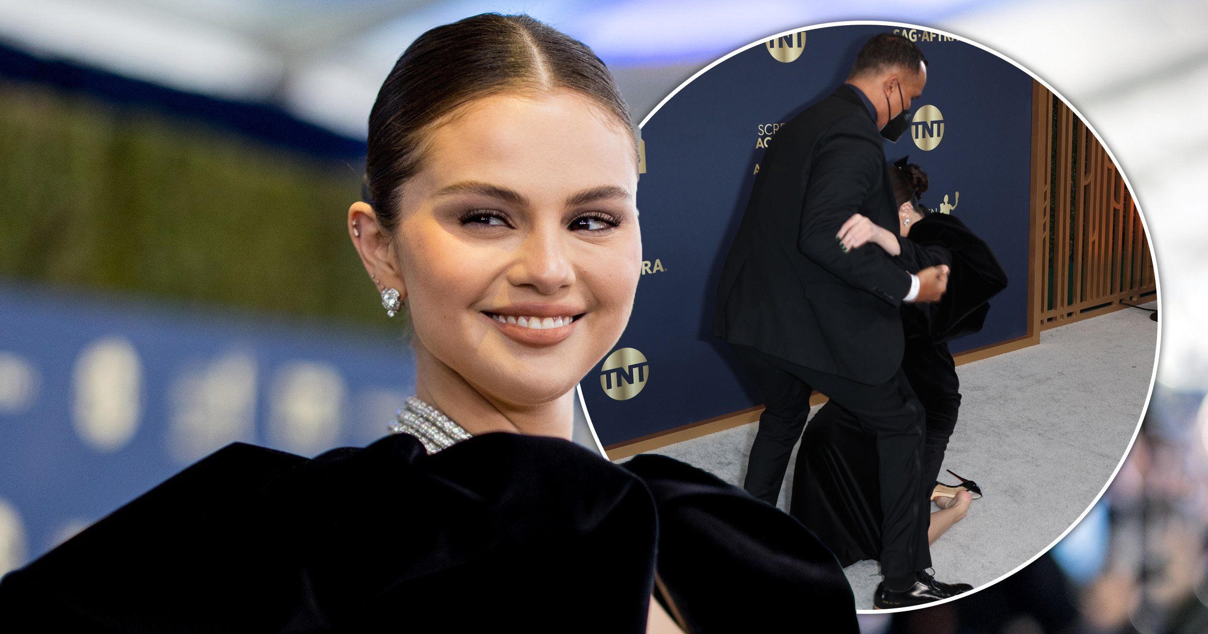 SAG Awards 2022: Selena Gomez goes barefoot on stage like a relatable queen after tripping in heels on red carpet