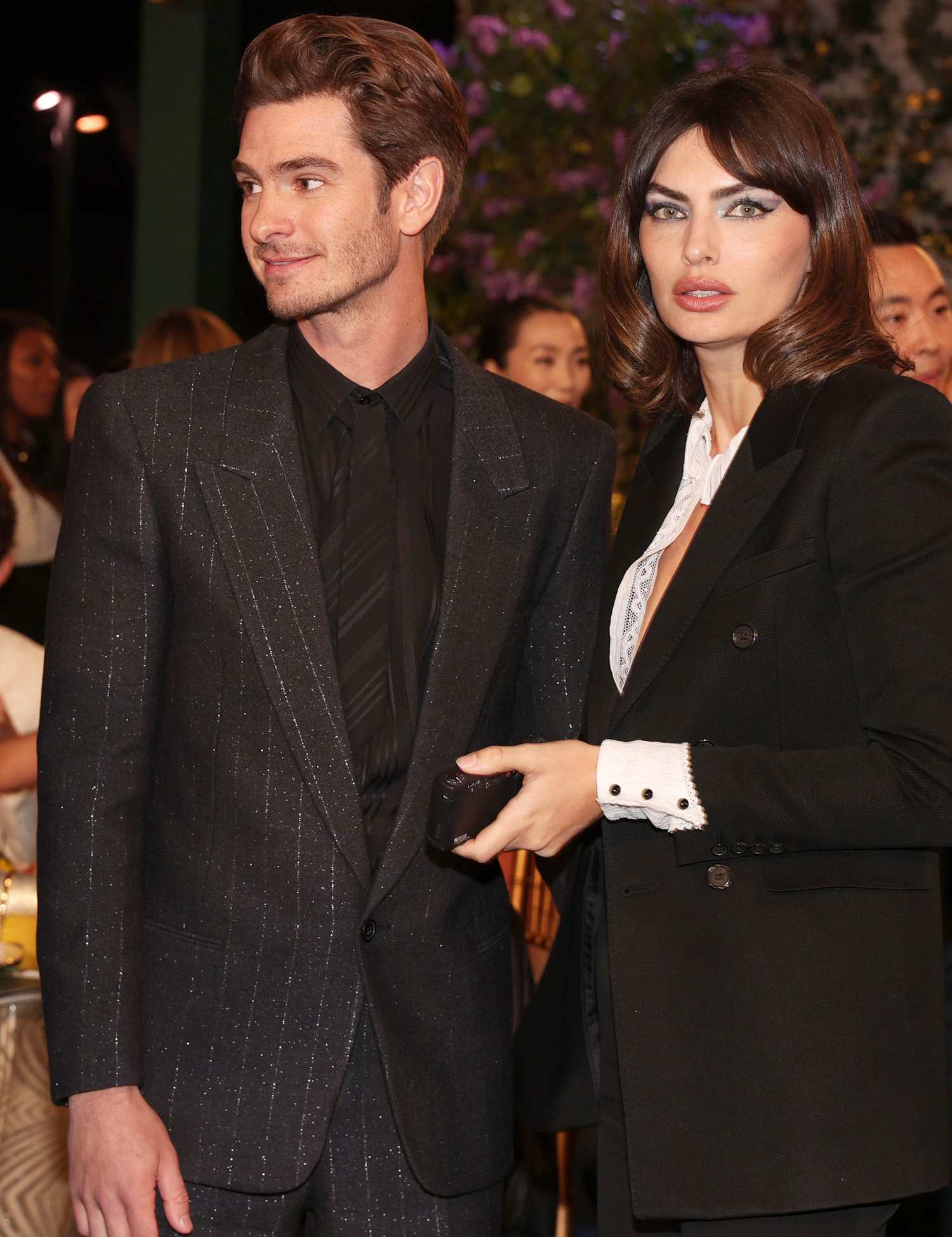 Andrew Garfield Smiles with Girlfriend Alyssa Miller During Date Night at 2022 SAG Awards