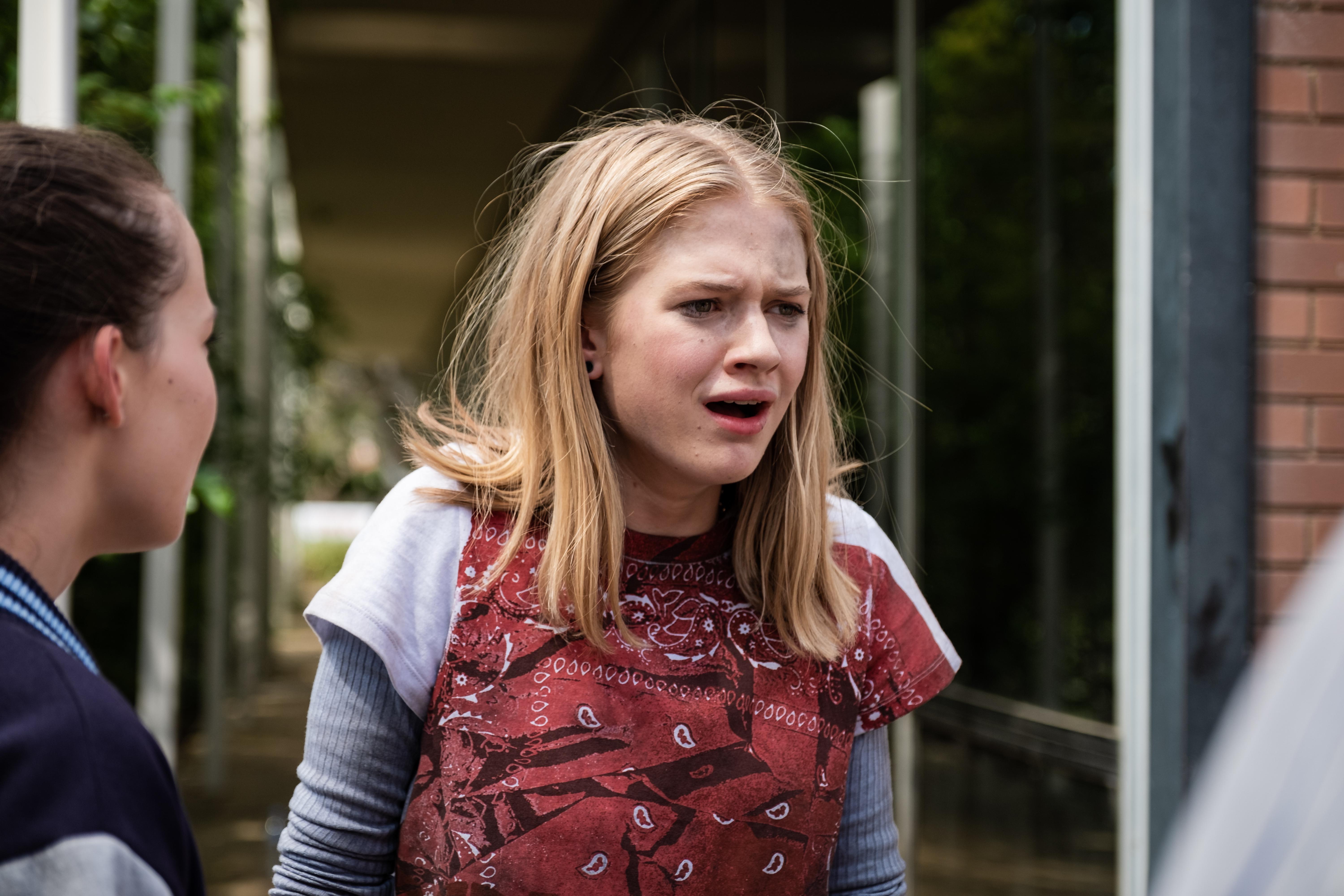 Neighbours spoilers: Freya Van Dyke reveals how far Zara will go to prove her innocence amid devastating school fire horror