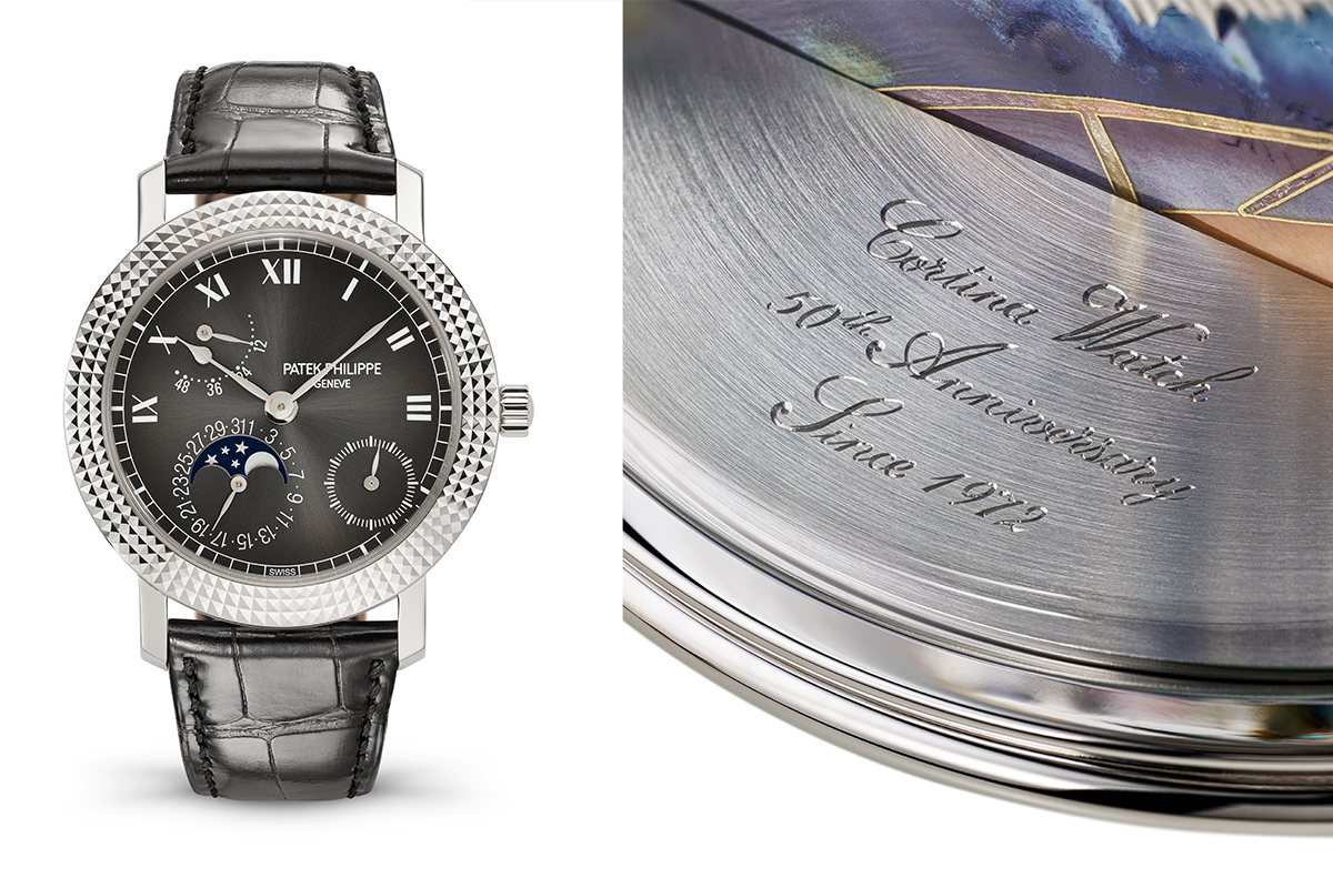 Patek Philippe and Cortina Watch mark 50 years as retail partners with a special timepiece and clock
