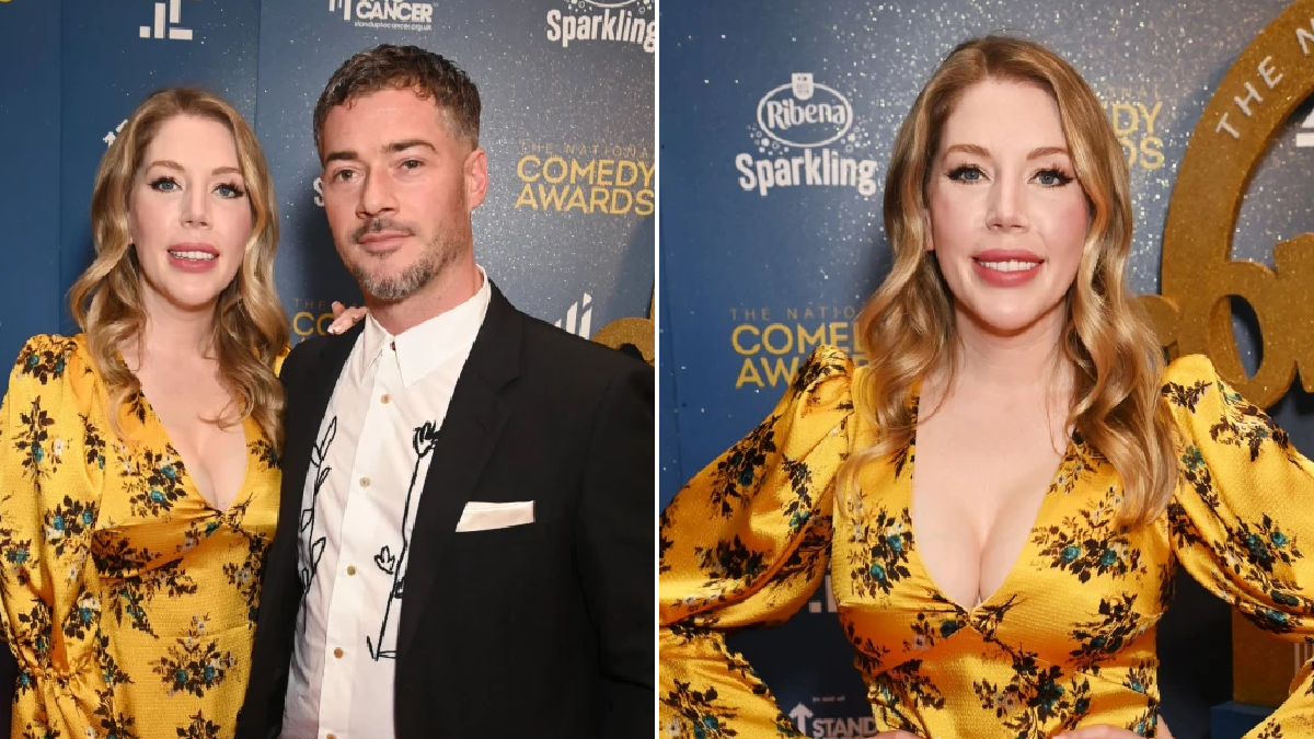 Katherine Ryan and husband Bobby Kootstra are ultimate couple as they lead red carpet arrivals at National Comedy Awards 2022