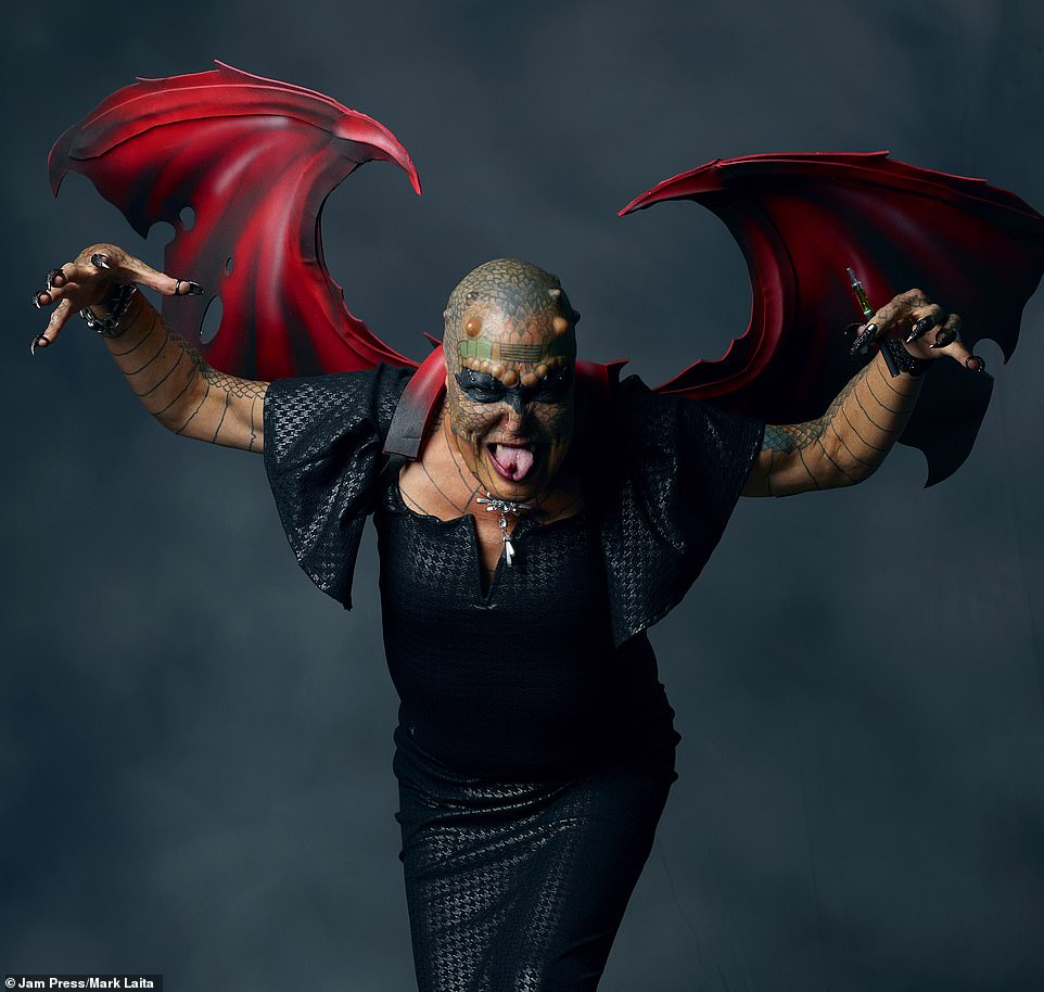 The world's most extreme body modifications - from a man who became an ORC to the non-binary DRAGON