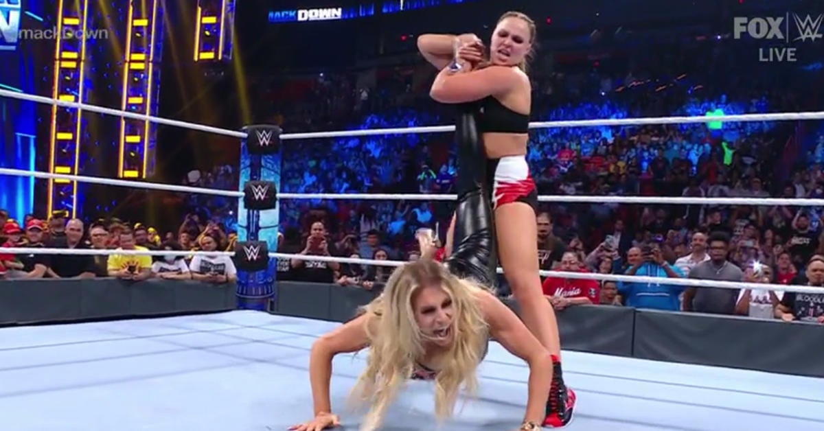 WWE's Ronda Rousey Wins on SmackDown and Gets Sweet Revenge on Charlotte Flair