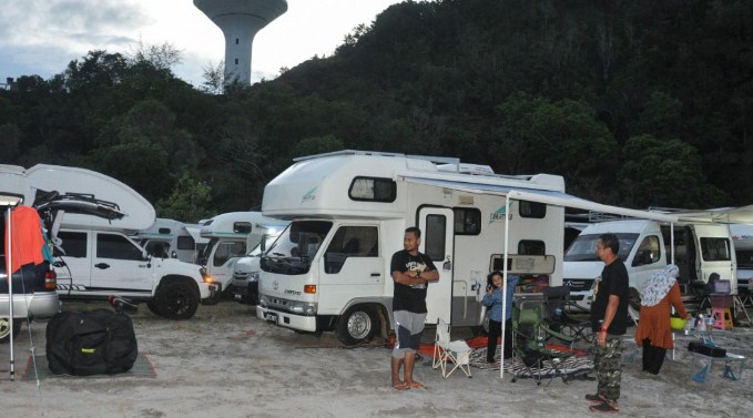 全马最大型露营车队 76旅居车游登州2日