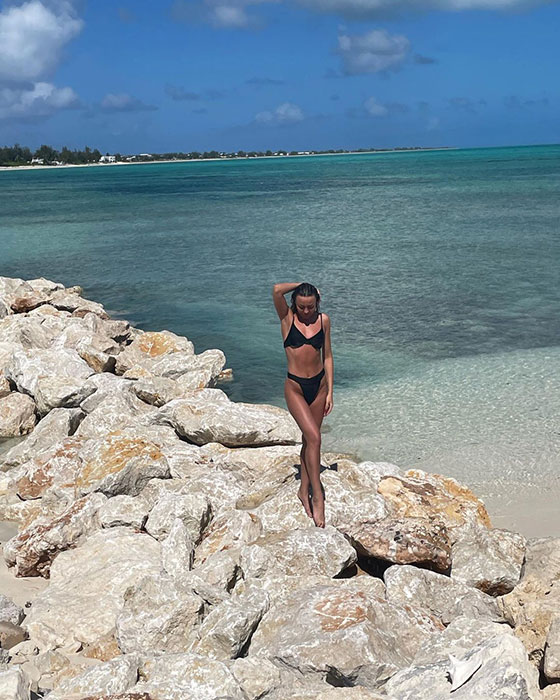 Strictly's Luba Mushtuk shows off dancer's body in black bikini and WOW