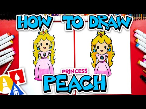 How To Draw Princess Peach