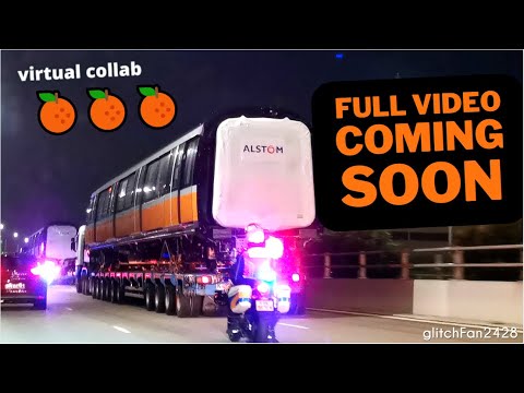 More Coming Soon | New Circle Line 🍊🍊🍊 Trains Delivery