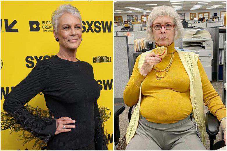 Actress Jamie Lee Curtis says she's done 'sucking in' her stomach