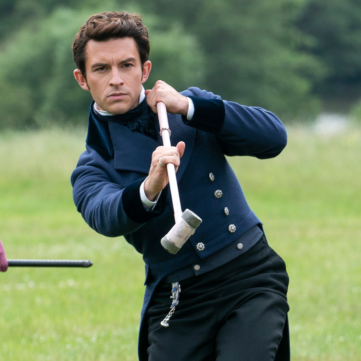 Jonathan Bailey's New Behind-the-Scenes Bridgerton Pics Will Make You Burn for More