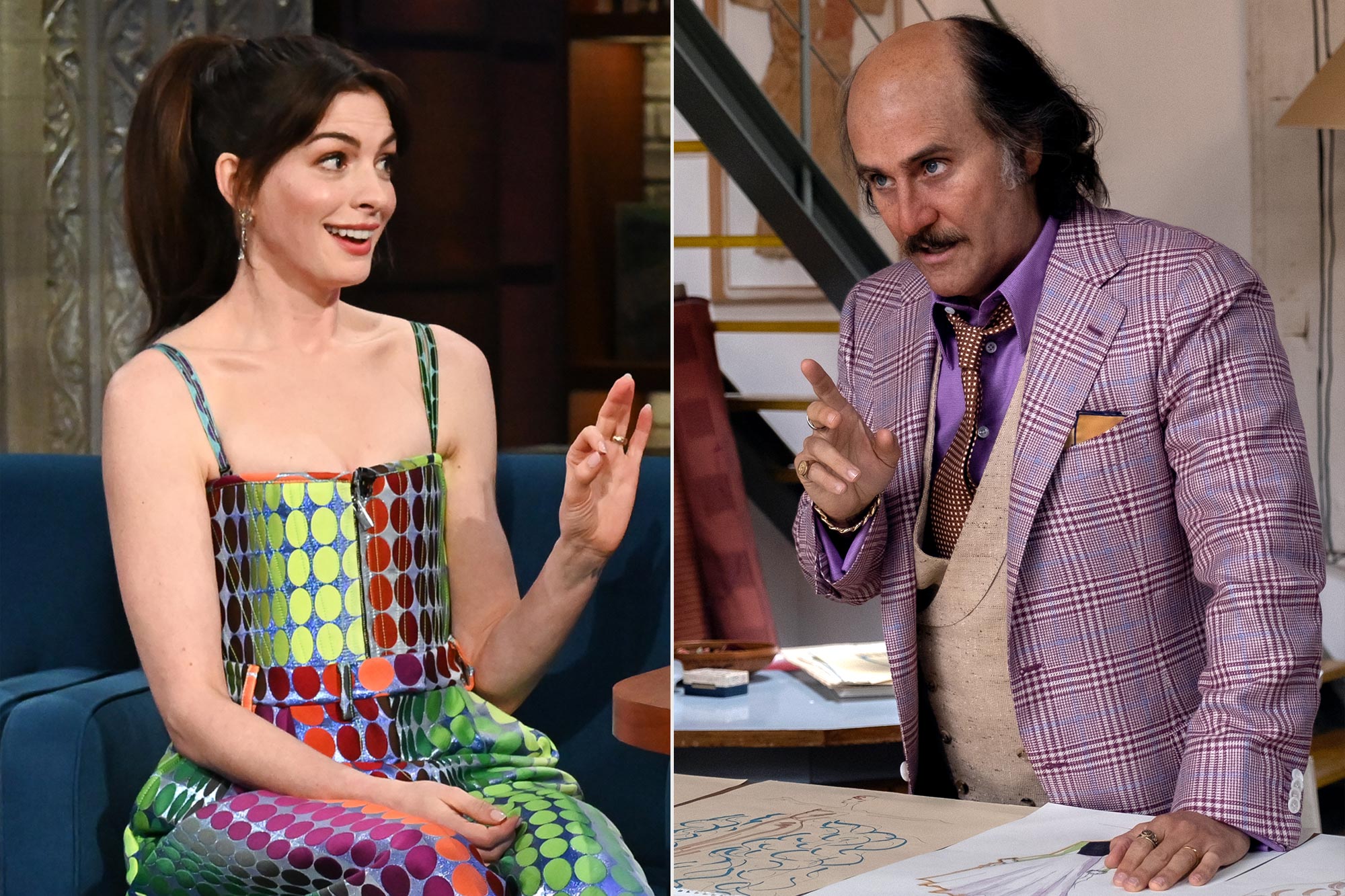 Anne Hathaway stunned Jared Leto with Lady Gaga's House of Gucci prayer on WeCrashed set