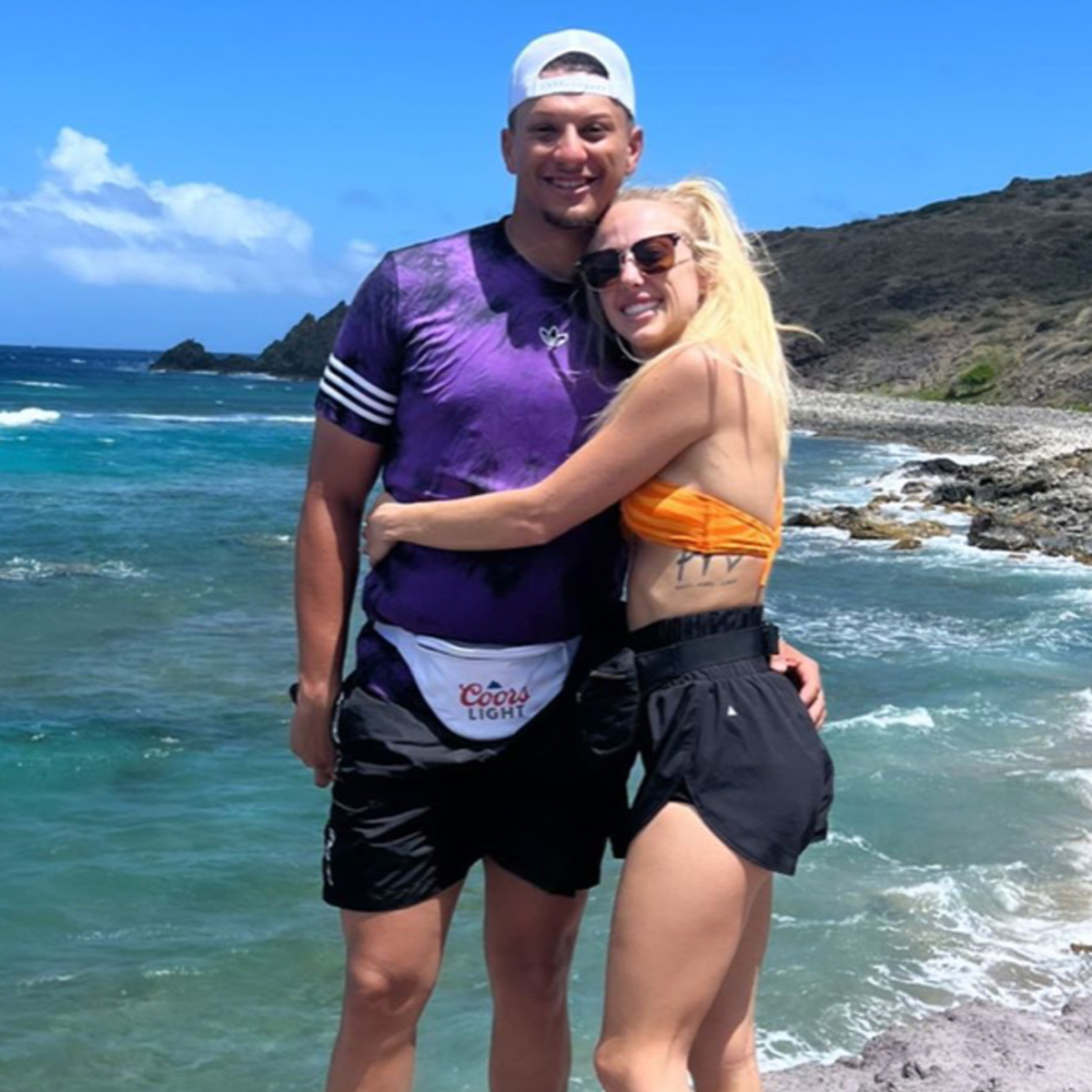 Patrick Mahomes and Wife Brittany Matthews Honeymoon in St. Barts