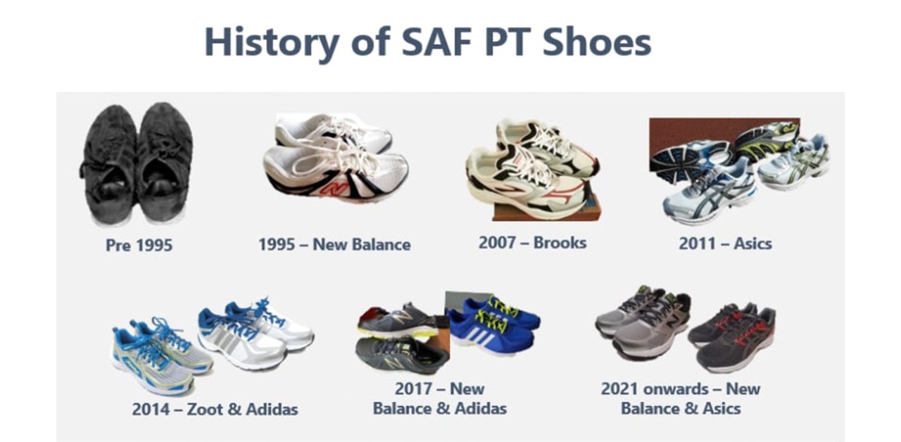 SAF Explains How They Choose Their PT Shoes for Their Soldiers