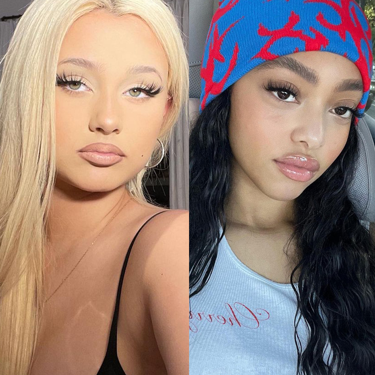 Alabama Barker Shows Off Bright Blue Hair While Hanging With Jordyn Woods’ Sister Jodie