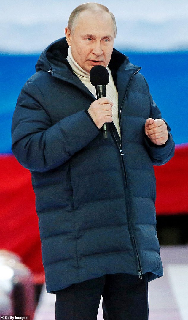 Italian fashion house under pressure to condemn Vladimir Putin over £10,500 coat