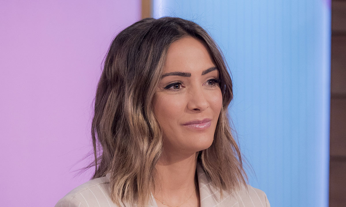 Frankie Bridge sparkles in the most eye-catching suit we've seen
