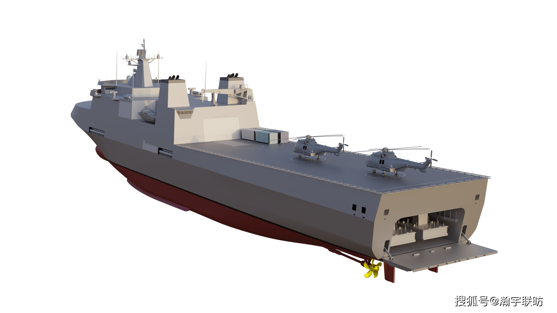 韩国现代重工推出HDL-13000 两栖船坞登陆舰