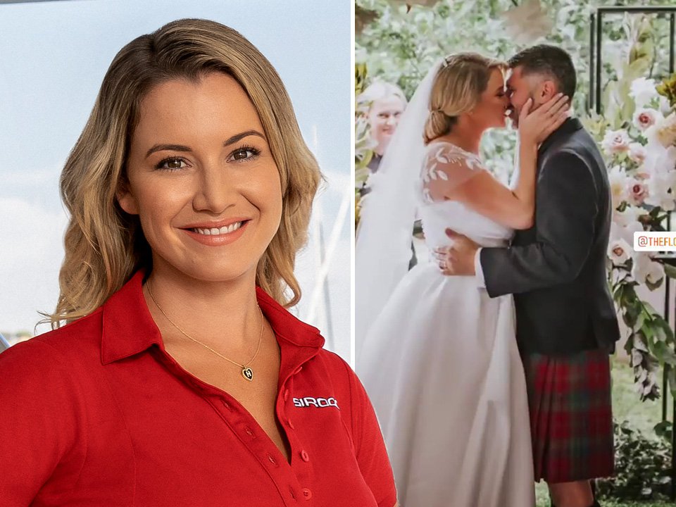 Below Deck Mediterranean star Hannah Ferrier marries Josh Roberts in ...