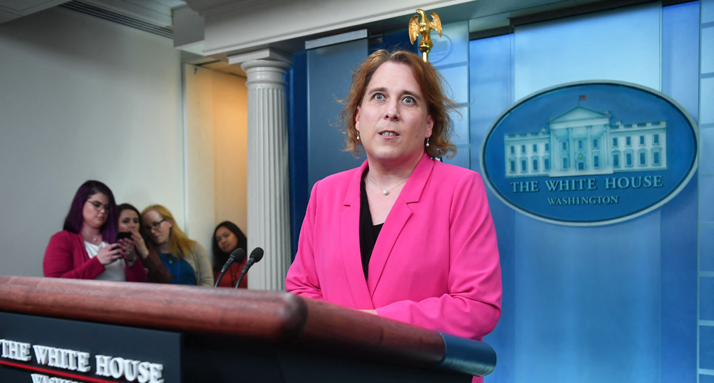 ‘Jeopardy!’ Mega-Champ Amy Schneider Visited The White House And Expressed Hope That Anti-Trans Bills Will Die Out