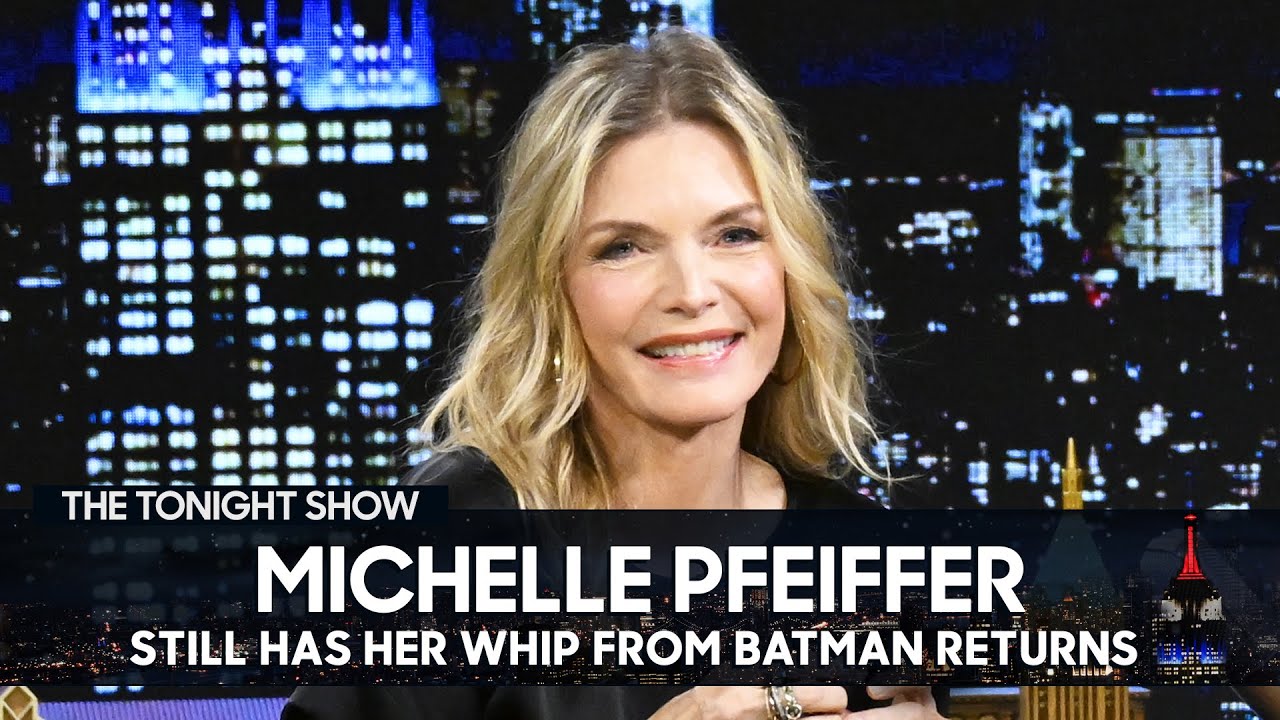 Michelle Pfeiffer Still Has Her Whip from Batman Returns | The Tonight Show Starring Jimmy Fallon