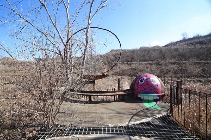Inside creepy unfinished theme park Cementland where owner was crushed by bulldozer