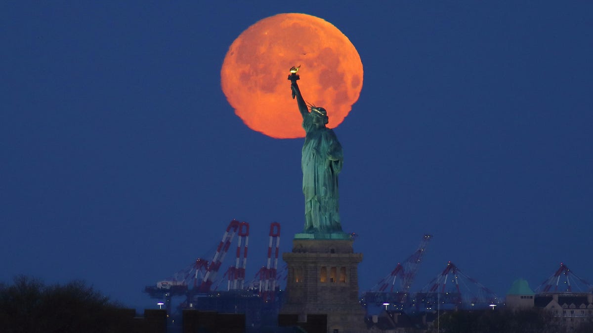 What Is A ‘Pink Moon?’ Exactly When To See Spring’s First Full Moon Rise This Weekend From Where You Live