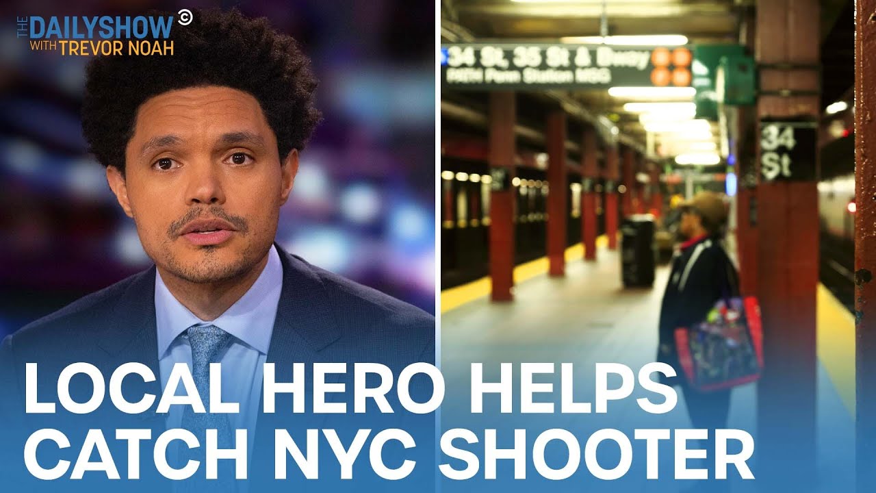 New York Subway Shooter Caught With Help From Local Hero Zack Tahhan | The Daily Show