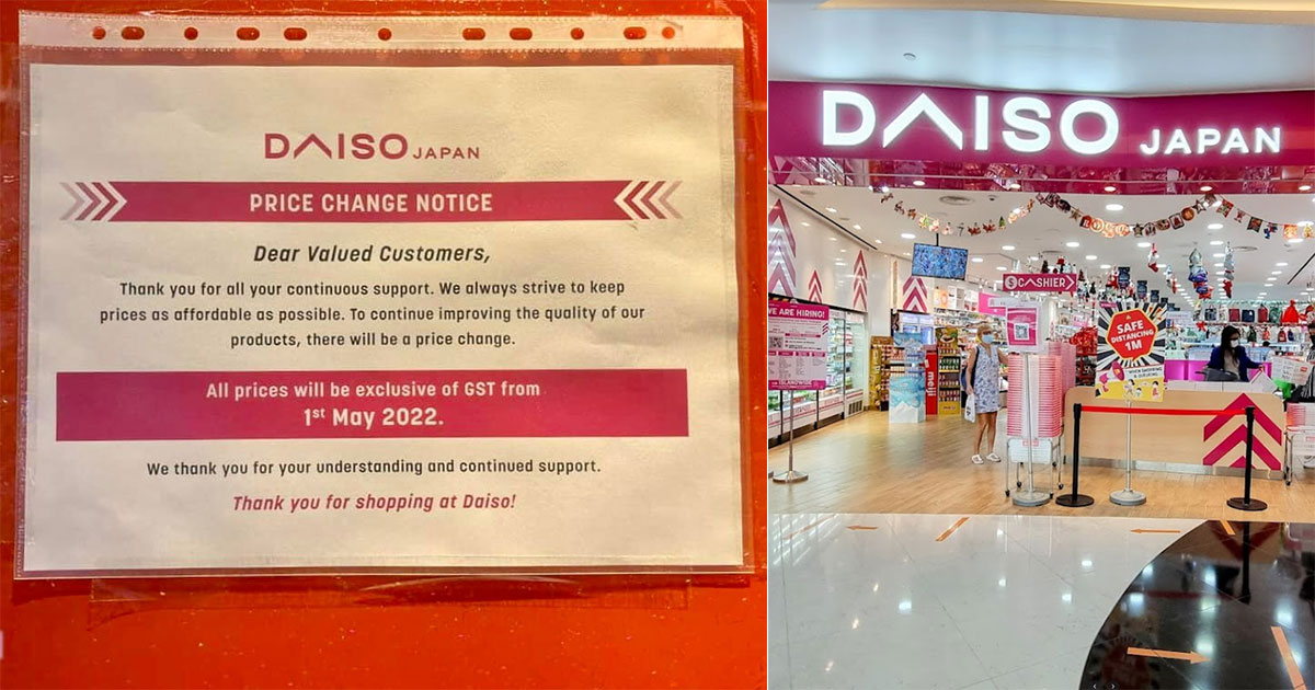 OH NO! Prices at Daiso are going to increase starting from 1 May! Nothing will be $2 anymore!
