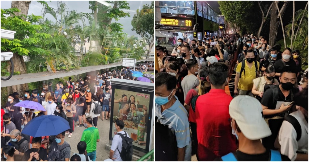 Long queues spotted at Woodlands Checkpoint over Good Friday long weekend