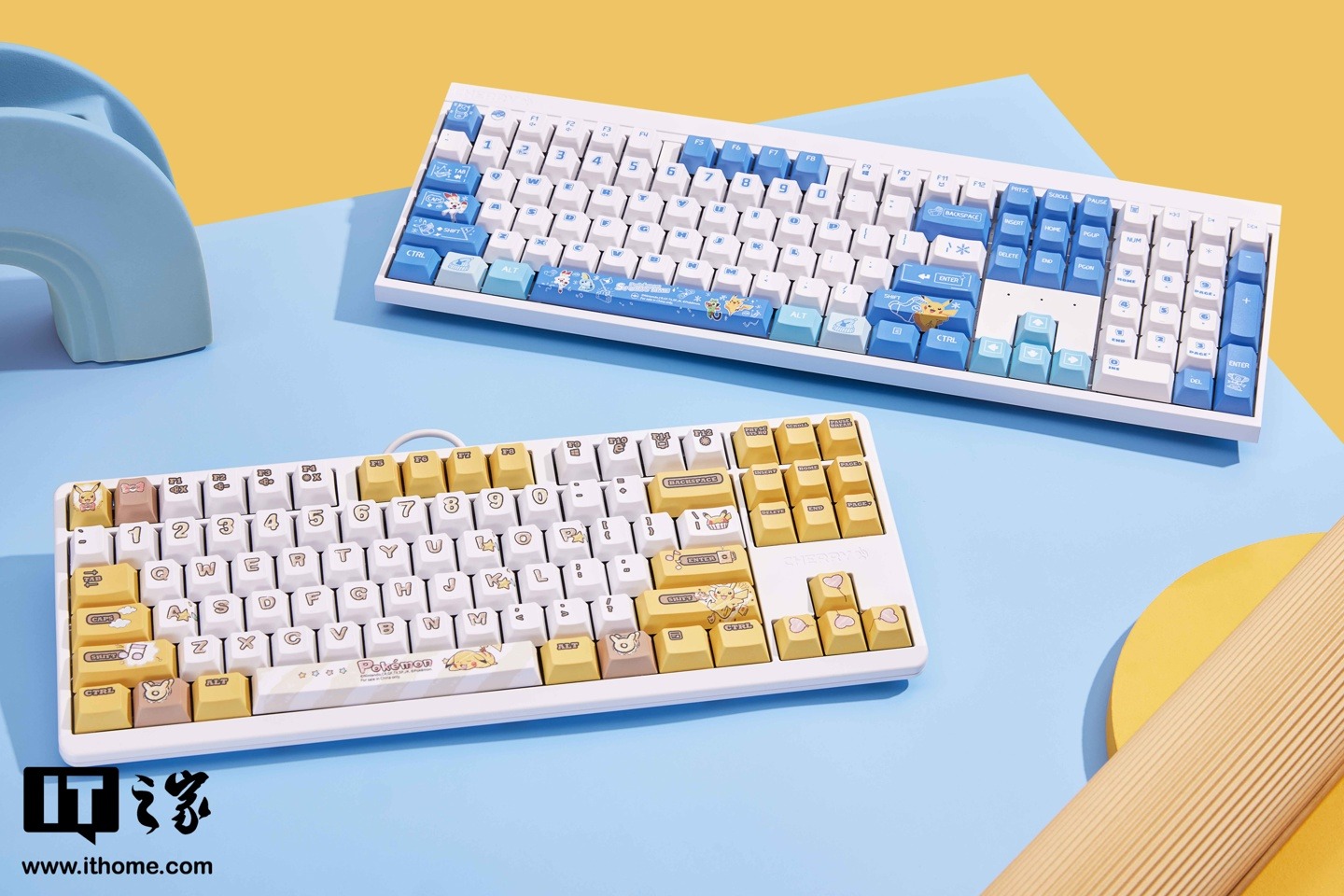 【IT之家开箱】CHERRY MX2.0S 宝可梦皮卡丘冰雪运动定制键盘图赏