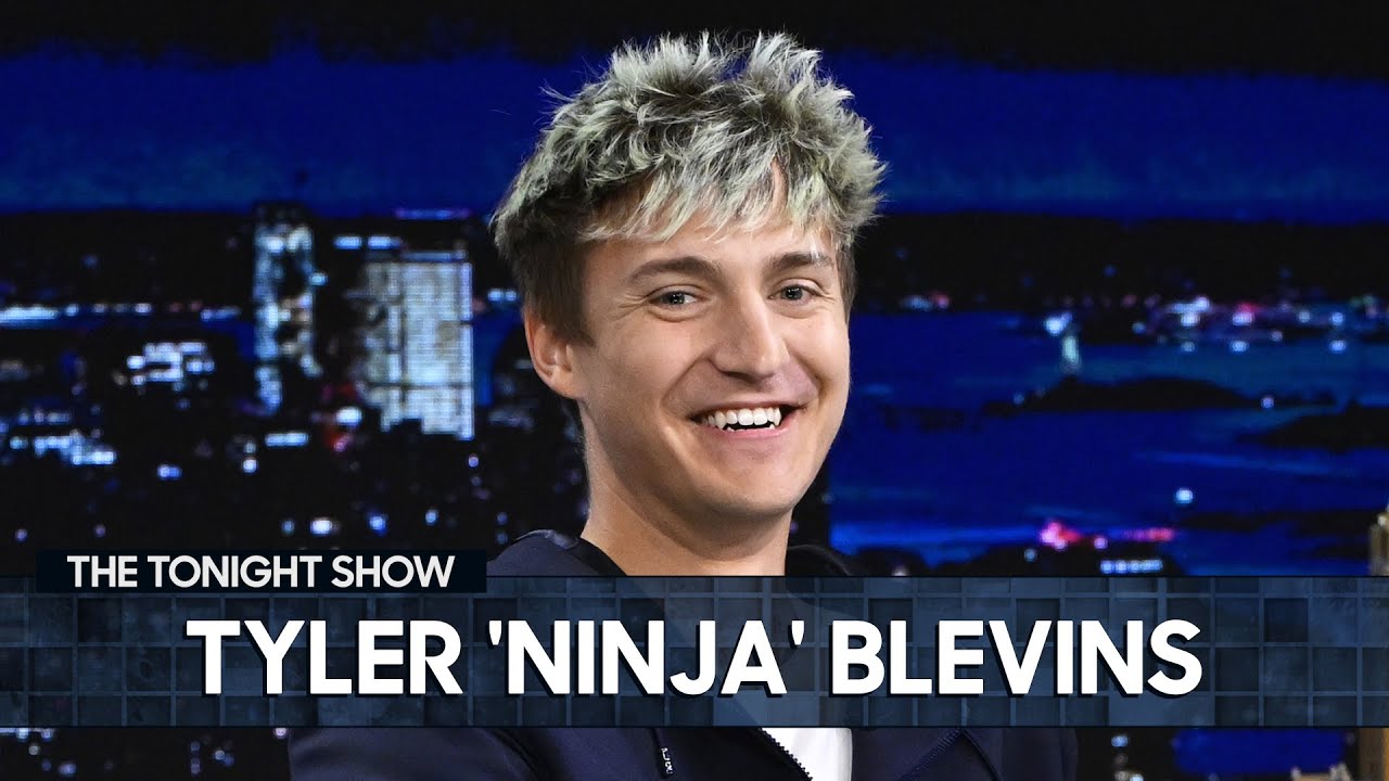 Tyler "Ninja" Blevins Got a Hug from His Man Crush Ryan Reynolds | The Tonight Show