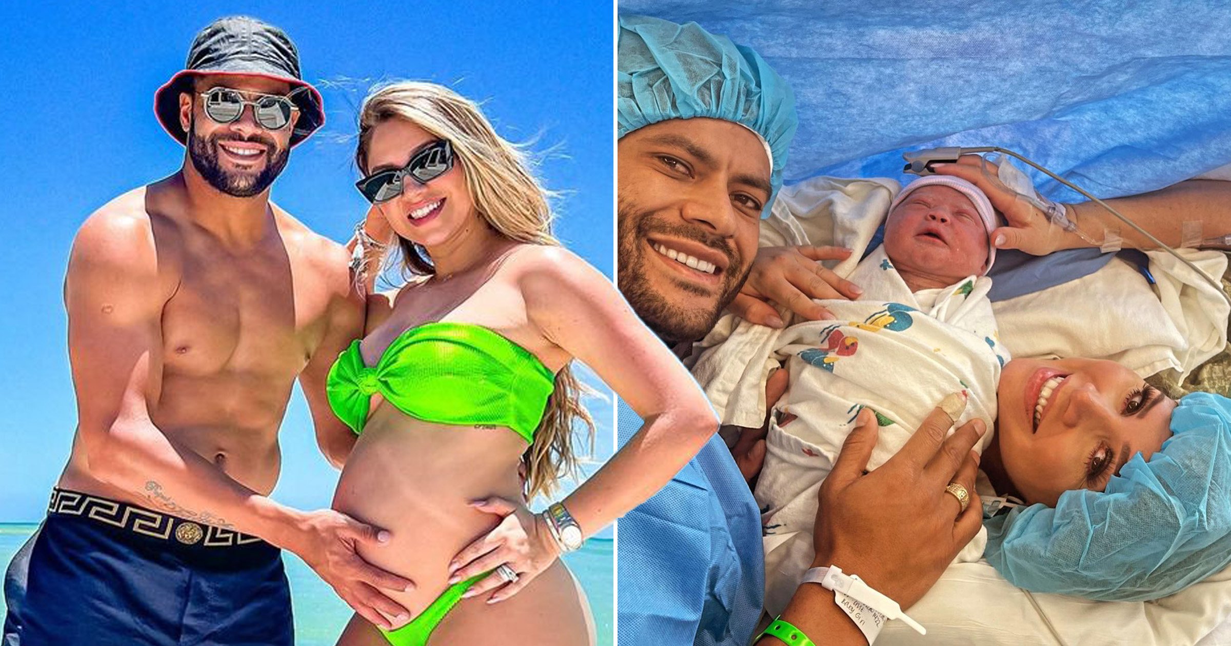 Brazilian football star Hulk welcomes baby with wife Camila – who is his ex-wife’s neice