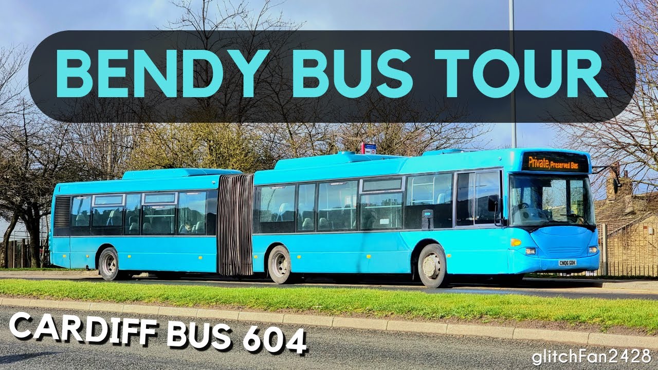 Bendy Bus Tour! Scania OmniCity "Riley" | Preserved Cardiff Bus