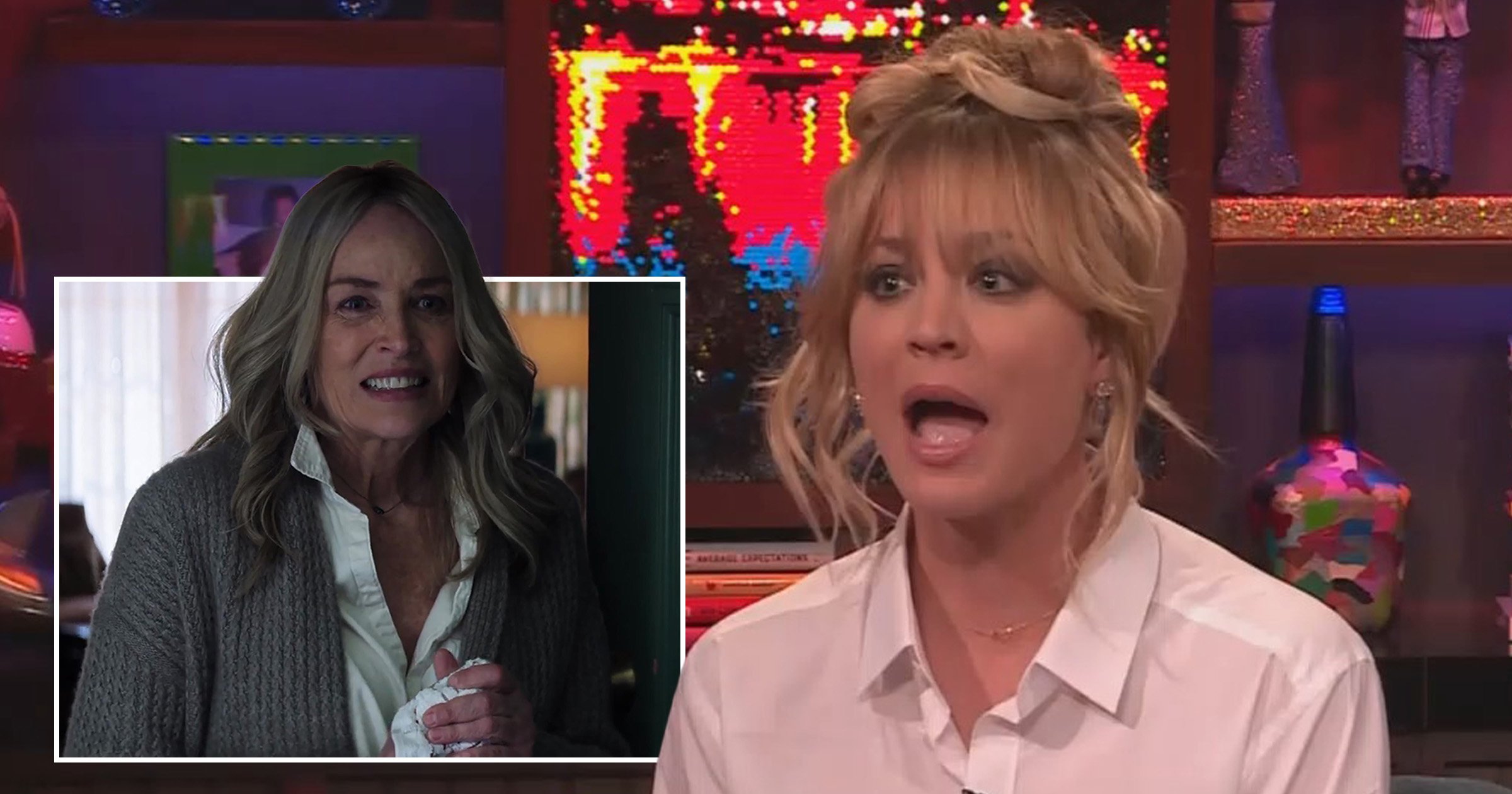 Sharon Stone ‘sweating Bullets’ After Kaley Cuoco Went Public To Reveal ...