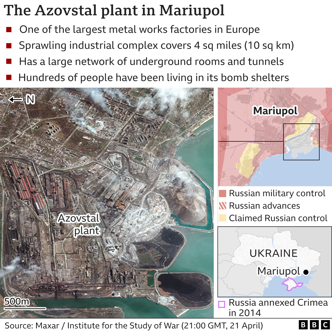 Mariupol steelworks: Video appears to show children in Azovstal bunker