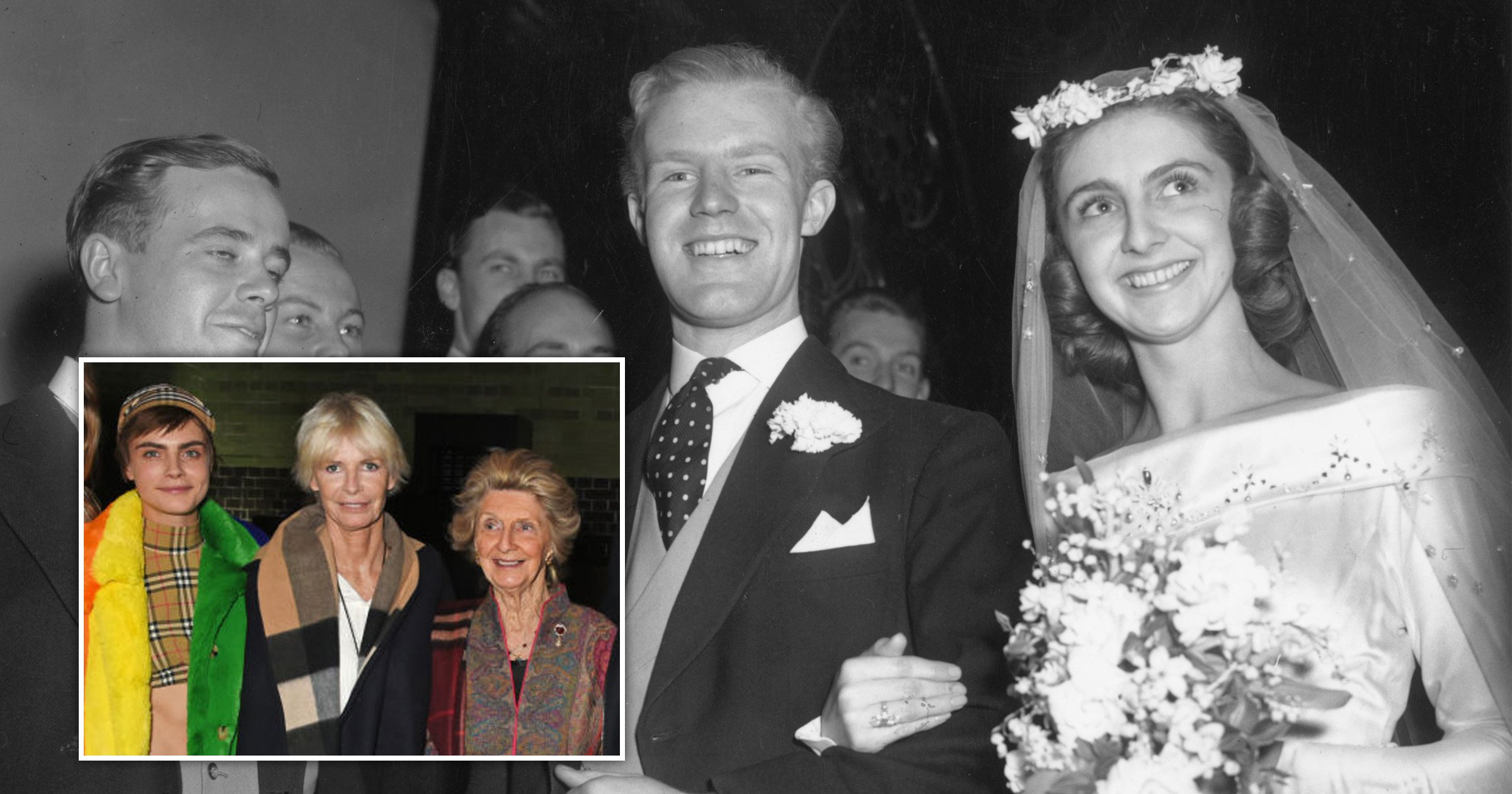 Cara Delevingne’s grandmother Jane Stevens and former lady-in-waiting to Princess Margaret dies aged 85