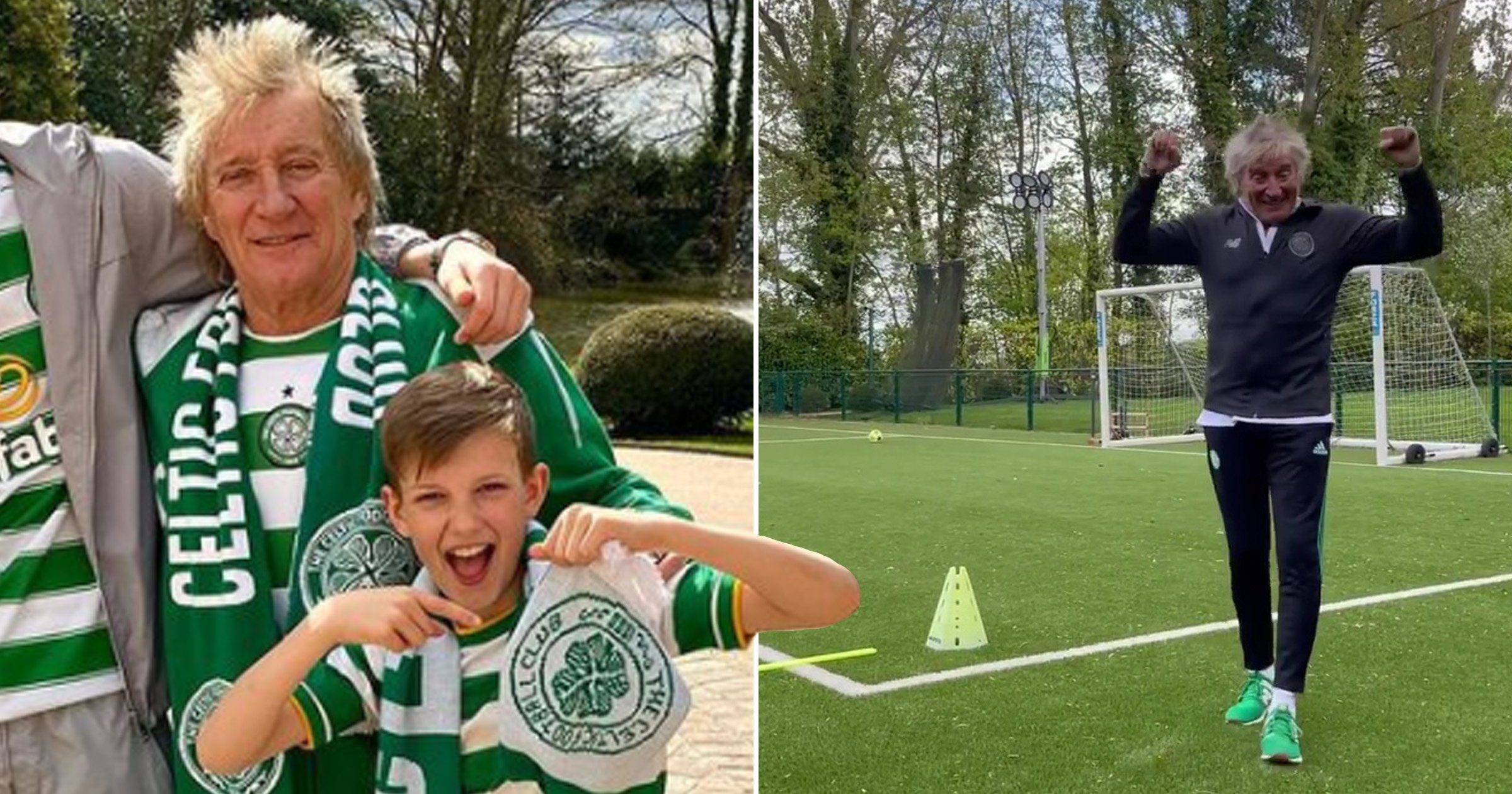 Sir Rod Stewart ‘turns football pitch at his mansion into official training ground for son’s football team’