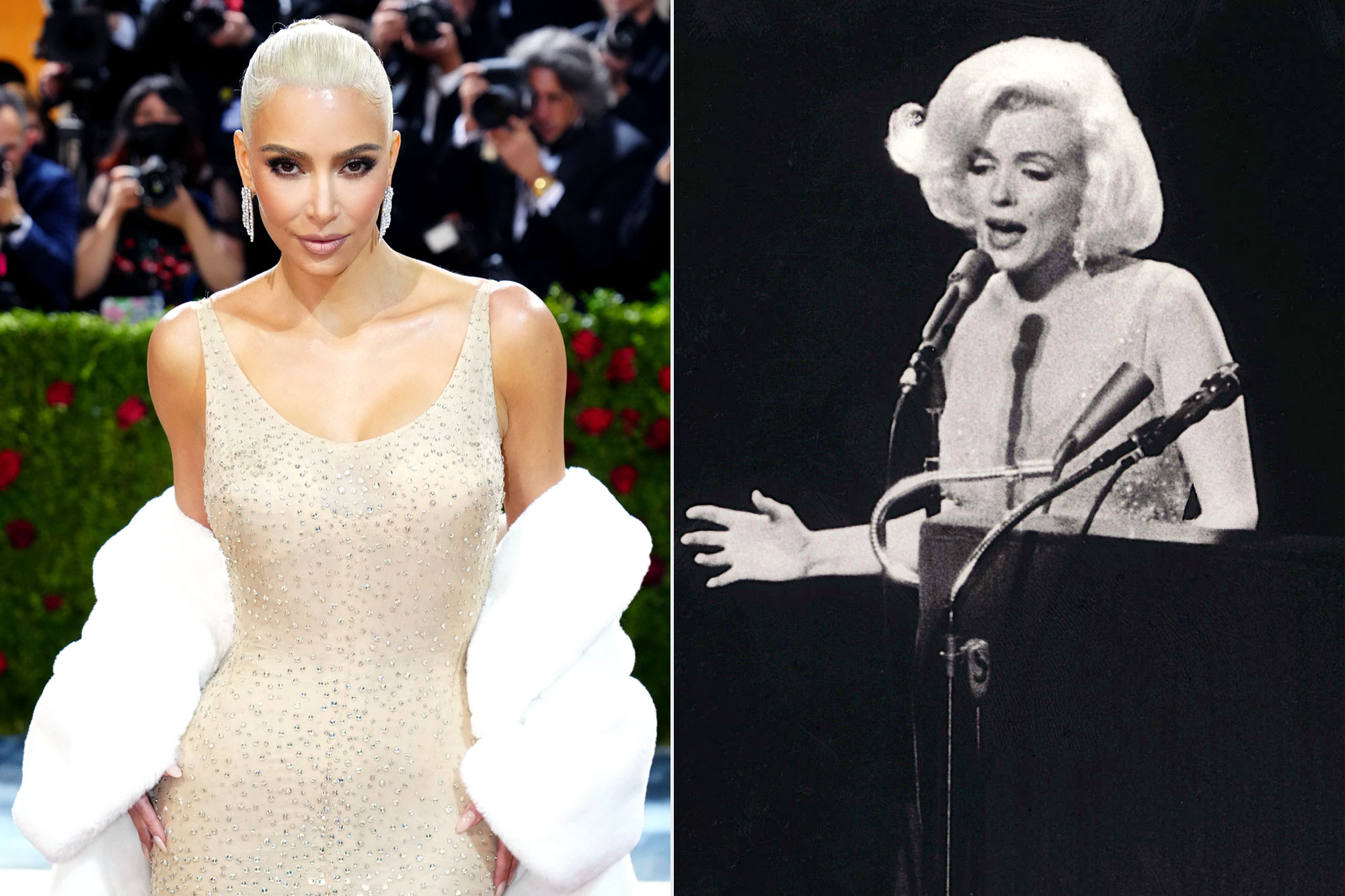 How Kim Kardashian Got Marilyn Monroes Original Jfk Happy Birthday Dress For The Met Gala 3363